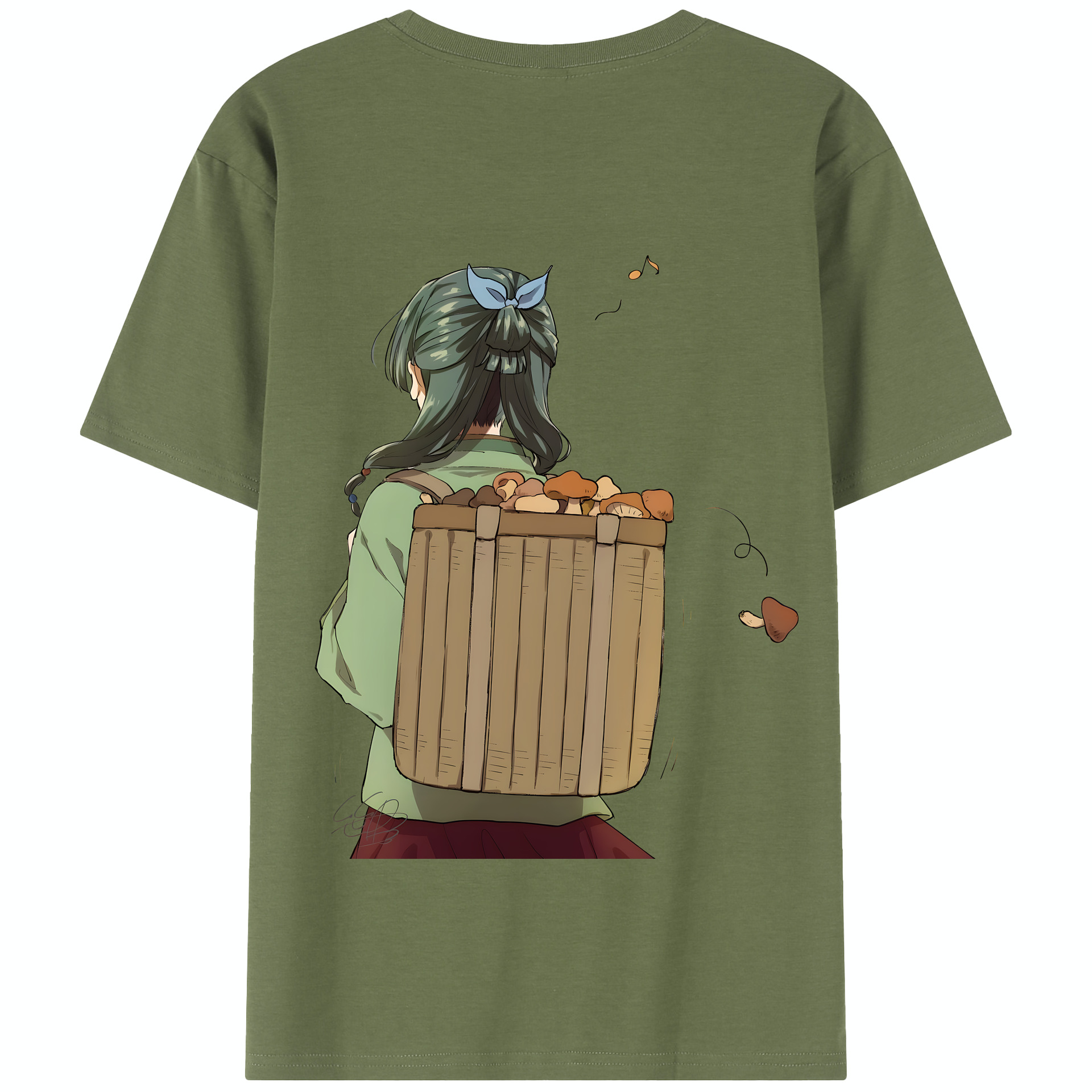 （画像用） 薬屋のひとりごと The Apothecary Diaries 綿100％半袖Tシャツ（背面プリント）
